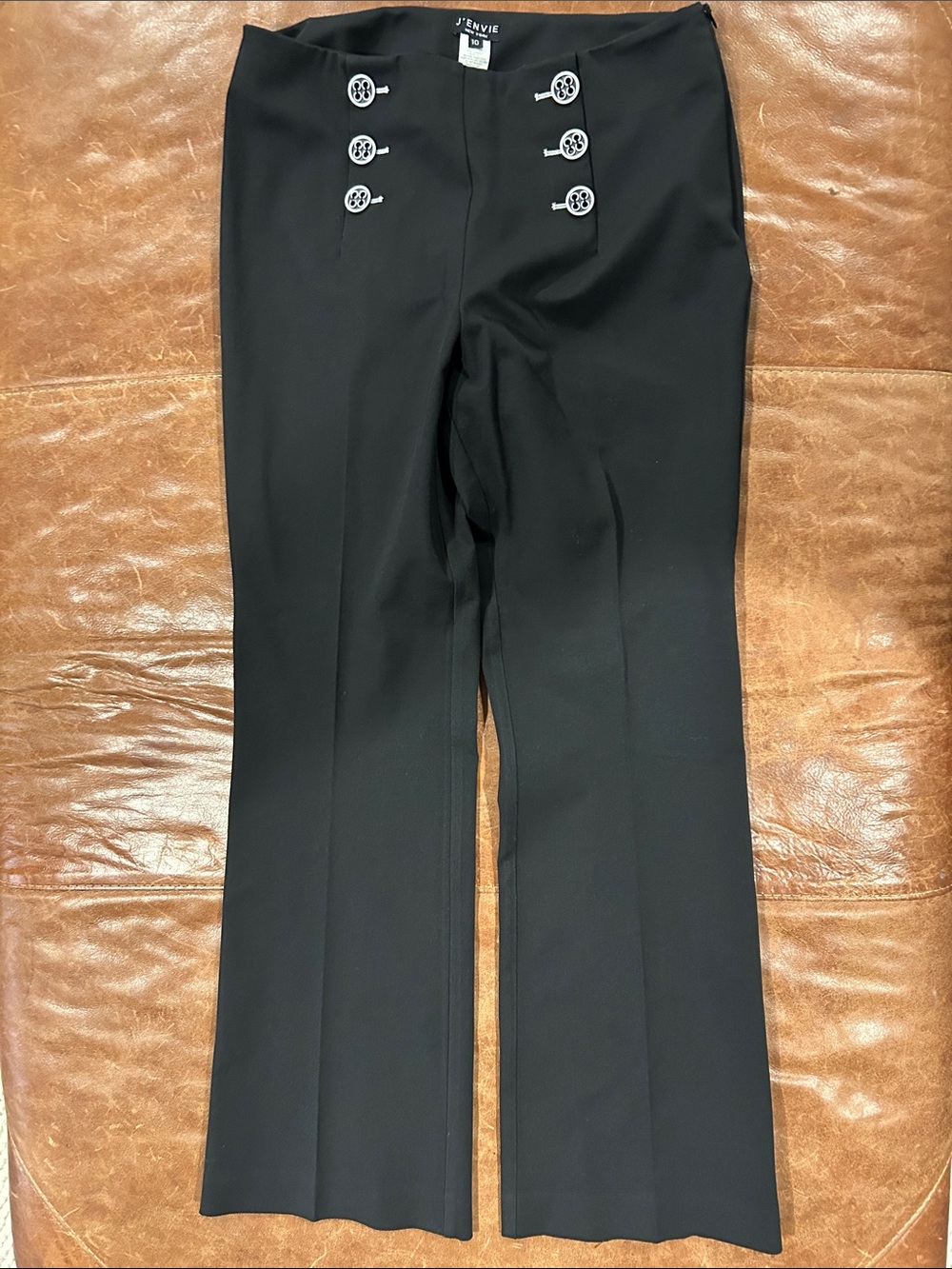 J’ENVIE  Black Woman’s Sailor-Style Dress Pants